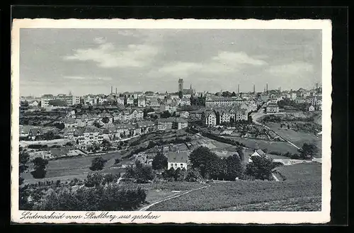 AK Lüdenscheid, Ortsansicht vom Stadtberg aus gesehen