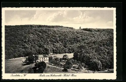 AK Iserlohn i. W., Partie am Seilerwald-Hotel-Horn