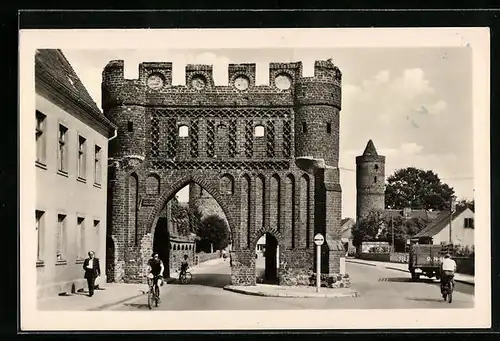 AK Jüterbog, Radfahrer am Dammtor