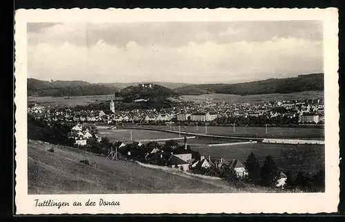 AK Tuttlingen a. d. Donau, Panoramaansicht der gesamten Stadt