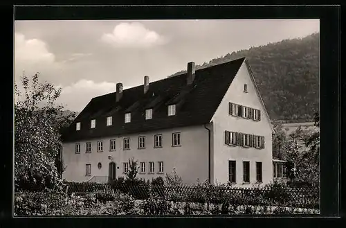 AK Bad Ditzenbach, am Müttererholungsheim der Ev. Frauenhilfe für Württemberg