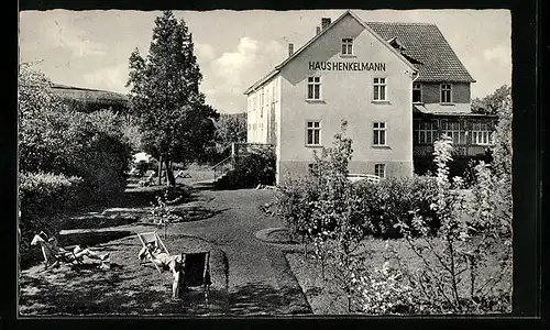 AK Bad Salzschlirf, die Pension Haus Henkelmann