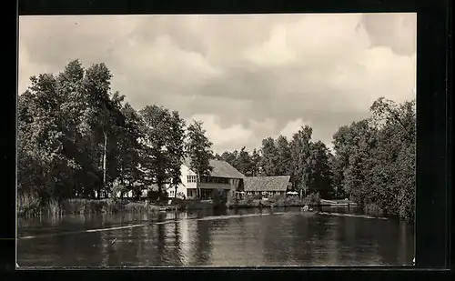AK Dolgenbrodt, am FDGB Erholungsheim Erich Gentsch