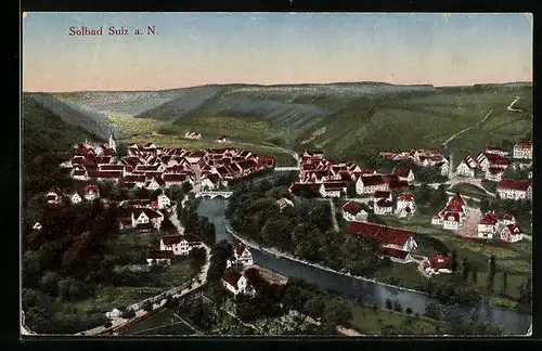 AK Sulz a. N., Generalansicht des Solbad