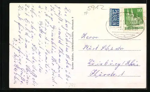 AK Hilchenbach, Generalansicht der Ortschaft