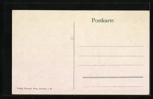 AK Steele a. d. Ruhr, Partie aus dem Stadtgarten