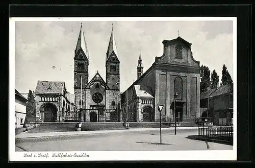 AK Werl i. Westf., Blick auf die Wallfahrts-Basilika