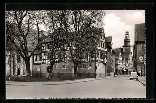 AK Kirchheim Teck, auf der Strasse vor dem Max-Eyth-Haus