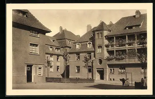 AK Essen a. d. Ruhr, Kolonie Alfredshof, Friedrich Krupp A. G.