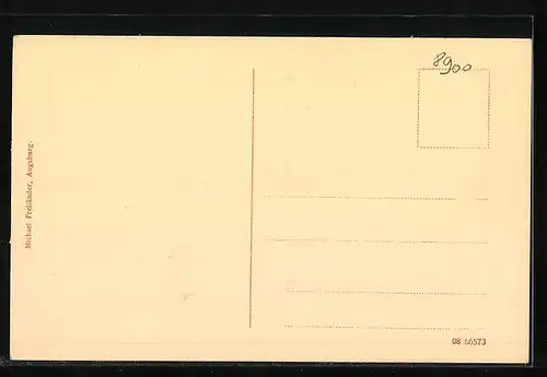 AK Augsburg, Stadtvillen in der Kaiserstrasse