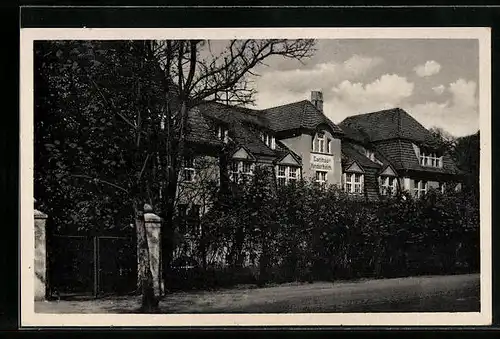 AK Bad Saarow i. M., vor dem Kinderheim St. Antonius