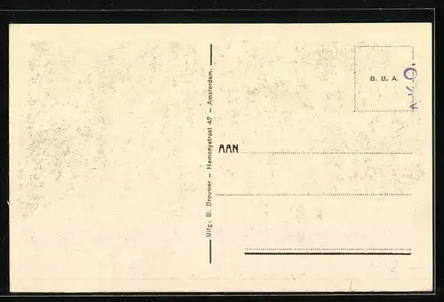 AK Amsterdam, Damrak m. Victoria-Hotel und Strassenbahn