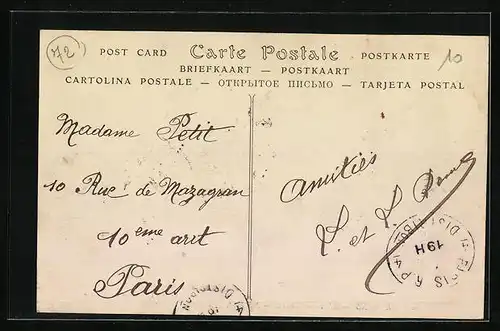 AK Le Mans, L`Avenue Thiers, eine Strassenbahn mit Kindern