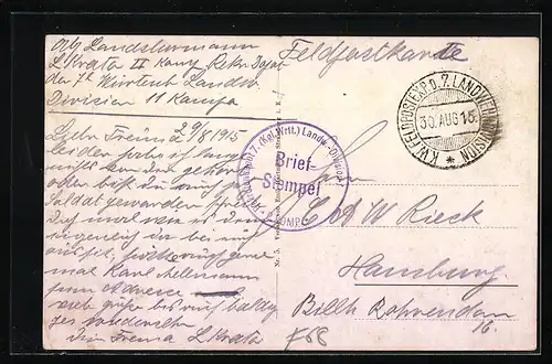 AK Mülhausen i. E., Rathausplatz