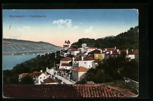 AK Castelnuovo, Ortsansicht aus der Vogelschau