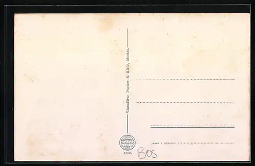 AK Mostar, Reinigungsbrunnen am Eingang einer Moschee