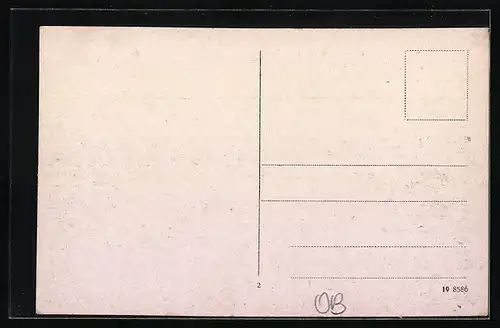 AK Crossen a. d. O., Ortsansicht mit Berglehne