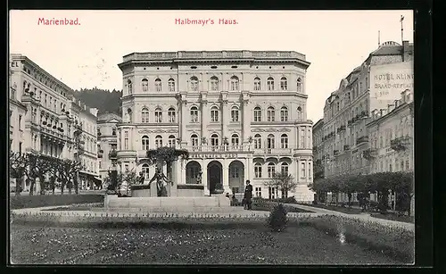 AK Marienbad, Halbmayr`s Haus