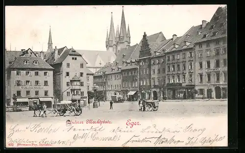 AK Eger, Unterer Marktplatz