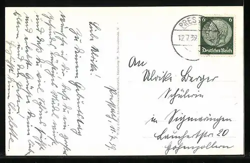 AK Pressath /Bay. Ostmark, Partie an der Haidenaab