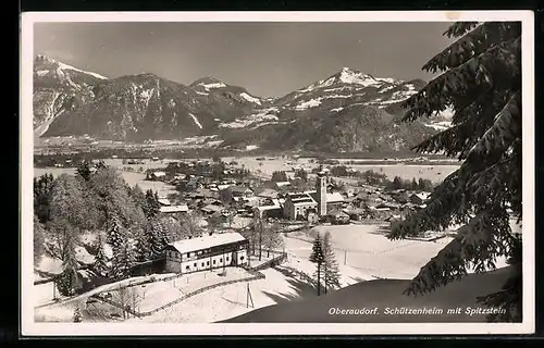 AK Oberaudorf, Schützenheim mit Spitzstein