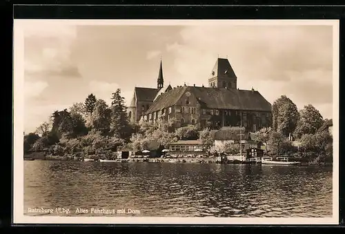 AK Ratzeburg i. Lbg., Altes Fährhaus mit Dom