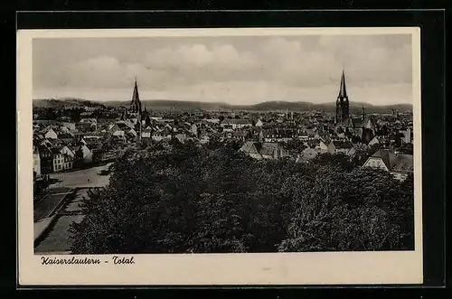 AK Kaiserslautern, Totalansicht aus der Vogelschau