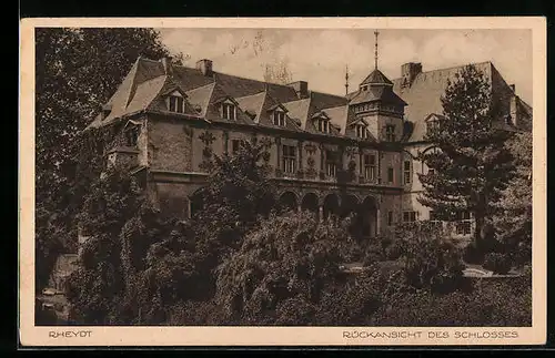 AK Rheydt, Rückansicht des Schlosses