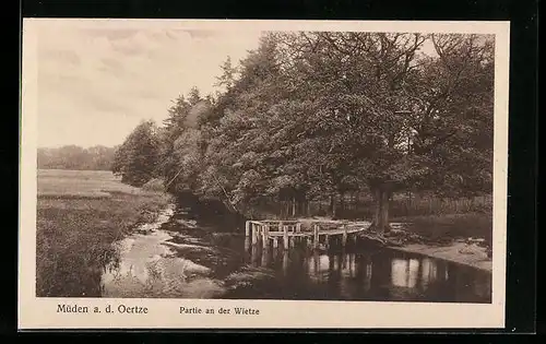 AK Müden a. d. Oertze, Partie an der Wietze