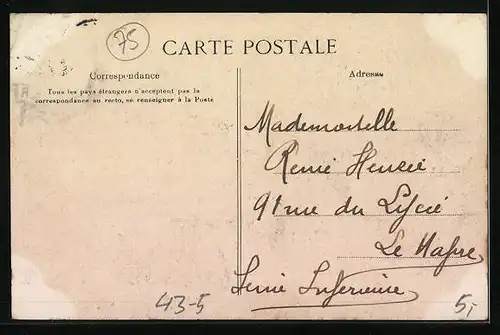 AK Paris, Mi-Carême 1906, Char du Supplice de Tantale