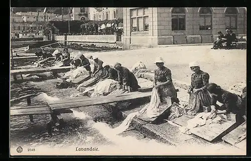 AK Lavandaie, Waschfrauen bei der Arbeit