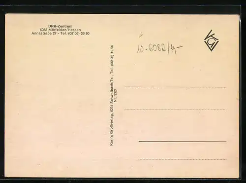 AK Mörfelden /Hessen, DRK-Zentrum