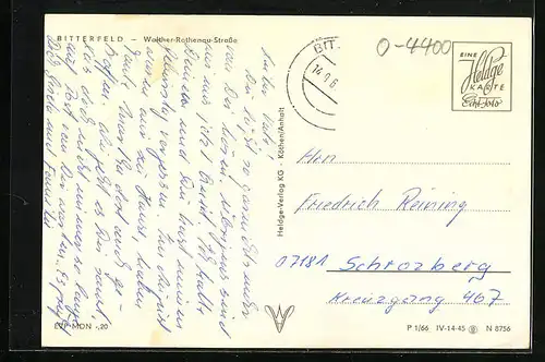 AK Bitterfeld, Walther-Rathenau-Strasse