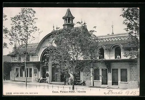 AK Caux, Palace-Hotel, l`Entrée