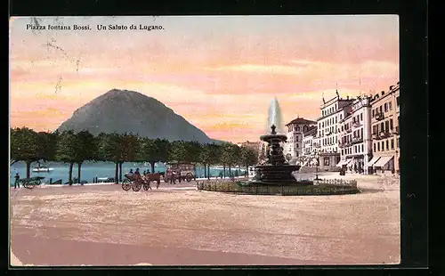 AK Lugano, Piazza fontana Bossi