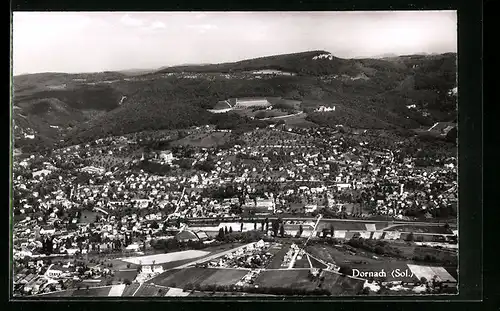 AK Dornach /SO, Ortsansicht mit Umland