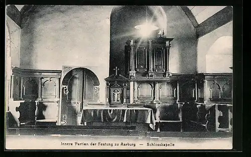 AK Aarburg, Innere Partien der Festung, Schlosskapelle