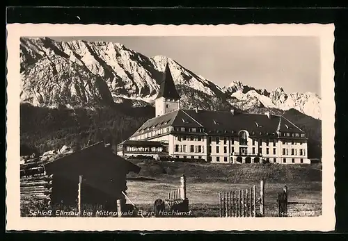 AK Mittenwald / Bayer. Hochland, Schloss Ellmau