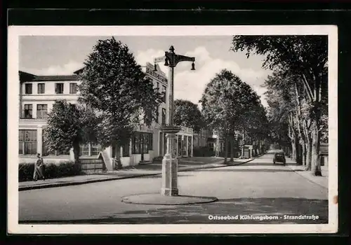 AK Kühlungsborn / Ostseebad, Strandstrasse mit Strandhotel