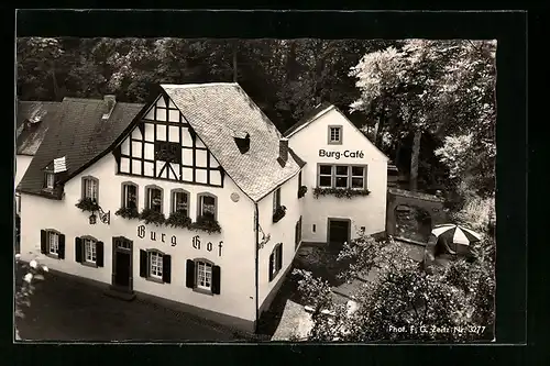 AK Niedermanderscheid / Eifel, Burg-Café