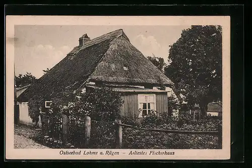 AK Lohme / Rügen, ältestes Fischerhaus