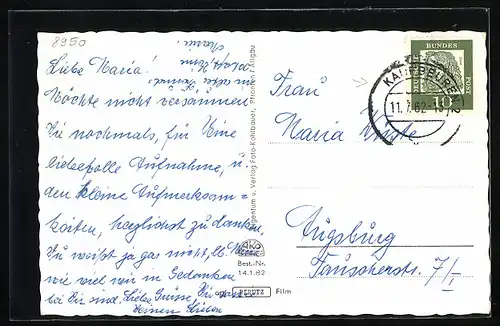 AK Kaufbeuren / Allgäu, Kirche St. Ulrich