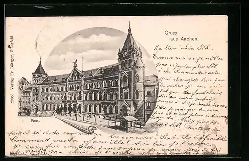 AK Aachen, Postgebäude