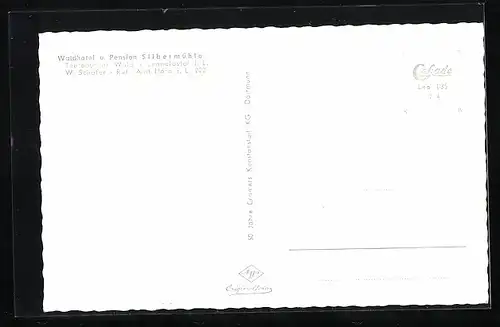 AK Leopoldstal i. L., Waldhotel Silbermühle