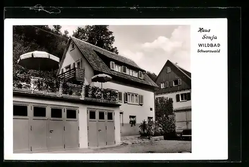 AK Wildbad / Schwarzwald, Gasthaus Sonja