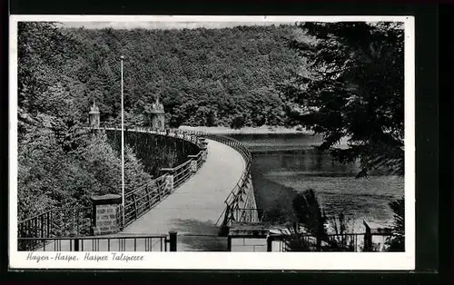 AK Hagen-Haspe, an der Hasper Talsperre