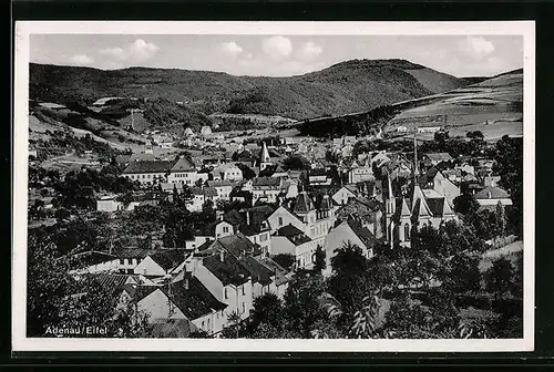 AK Adenau / Eifel, Ortsansicht aus der Vogelschau