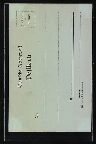 Mondschein-AK Rostock, Blick auf die Teufelskuhle