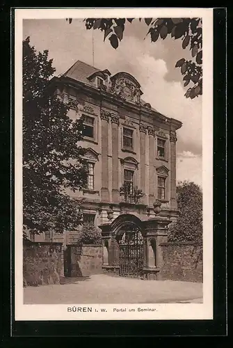 AK Büren i. W., Portal am Seminar