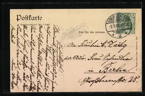 AK Eberswalde, Innenansicht Neuer Ratskeller